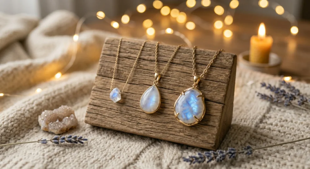 collier pierre presentoir